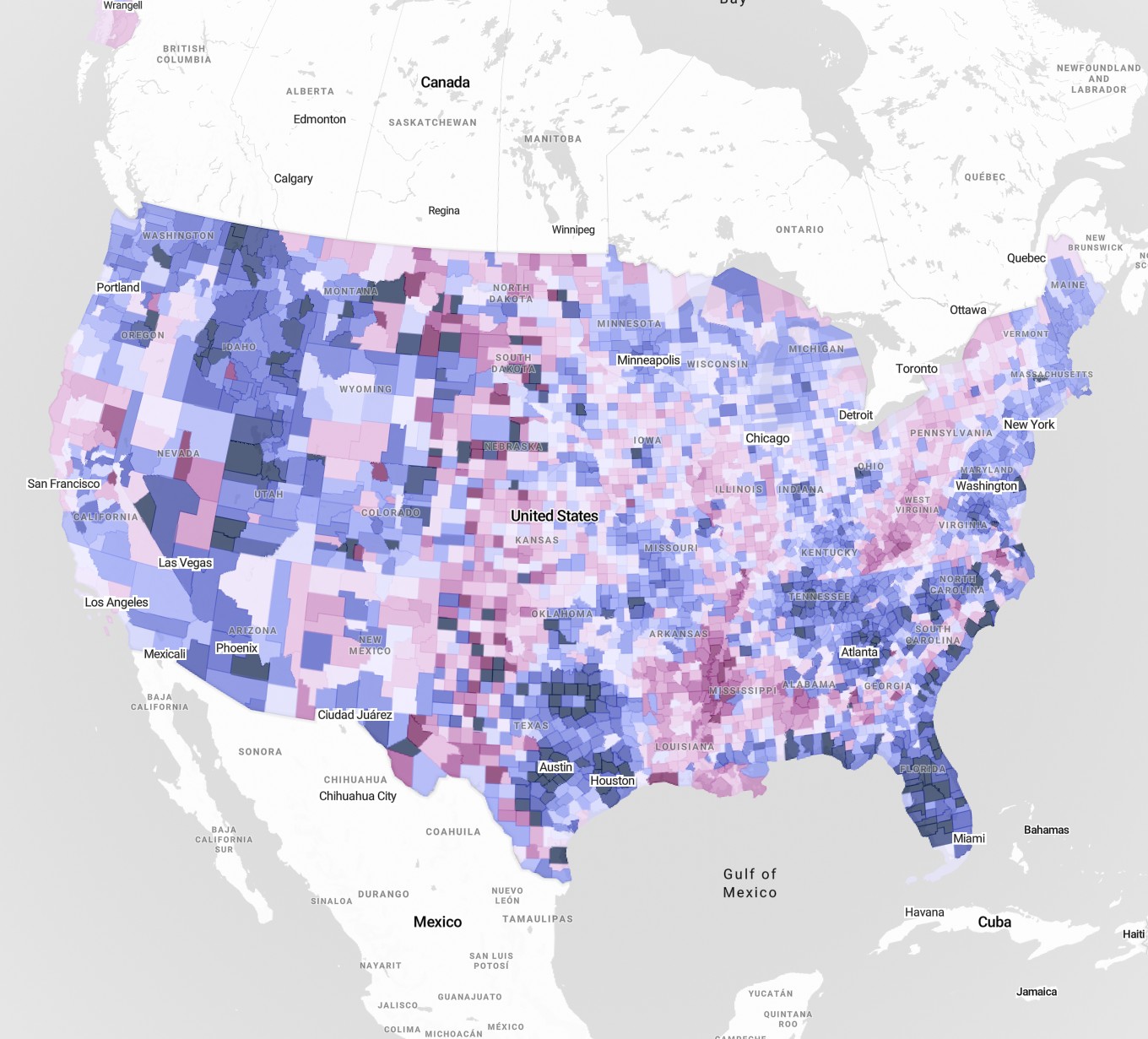 Notable trends in the 2024 ACS  data release